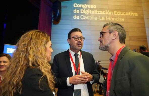 Cerca-de-un-millar-de-docentes-se-dan-cita-en-el-II-Congreso-de-Digitalizacion-de-Castilla-La-Mancha-que-abordara-temas-como-la-inteligencia-artificial-o-el-bienestar-digital