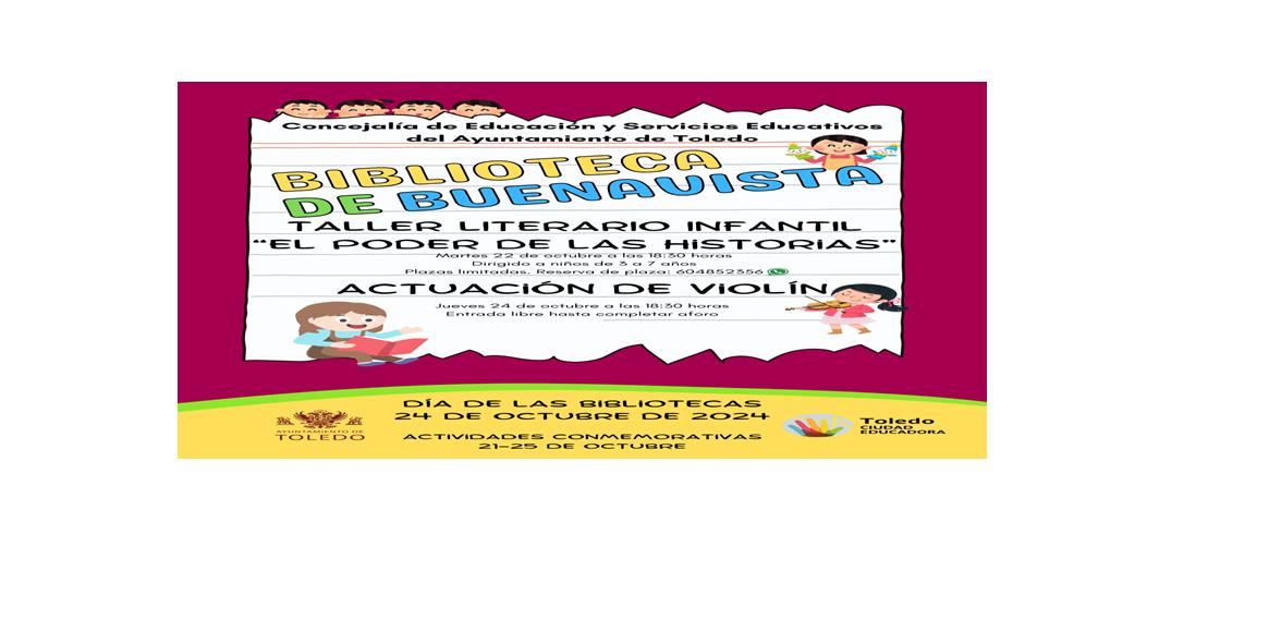 https://elfocodetoledo.com/wp-content/uploads/2024/10/Actividades-con-motivo-del-Dia-de-la-Biblioteca-1.jpg. Actividades con motivo del Dia de la Biblioteca