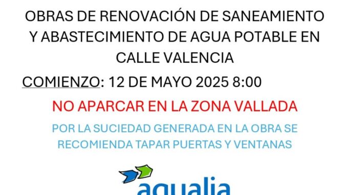 Dan-comienzo-las-obras-de-renovacion-de-saneamiento-y-abastecimiento-de-agua-potable-en-la-Calle-Valencia